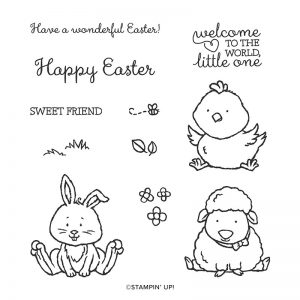 Welcome Easter Cling Stamp Set 