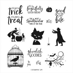 Ghoulish Goodies Cling Stamp Set [153362] - Price: $22.00 - http://msb.im/vvj