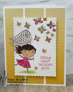 Catching Butterflies Card 